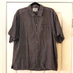Men's Columbia Size L Cotton Button Down Shirt -35